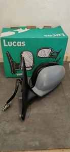 NEW PRIMED OUTSIDE LEFT MIRROR PASSENGER SIDE ELECTRIC HEATED FOR PEUGEOT 406 - Picture 1 of 7