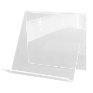 Record Display Holder Table Menu Display Stand Clear Vinyl Record Holder - Picture 1 of 12