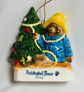Paddington Bear, Schmid 1980 Annual Ornament, Decorating Christmas Tree, HTF - Picture 1 of 11