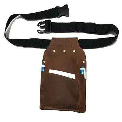 Suede Belt Bag Waiter's Money Pouch Waiter Holster Belt Waiter Holder Satchet - Image 1 of 3
