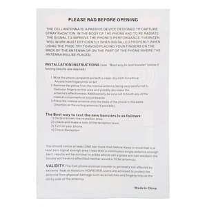 5PCs Telefon Signal Booster Aufkleber Signal Antenne Booster Aufkleber Für Outdo - Bild 1 von 24