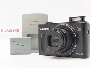[MINT] Canon PowerShot SX610HS Black 18x Zoom 20.2MP Digital Camera from Japan - Picture 1 of 22