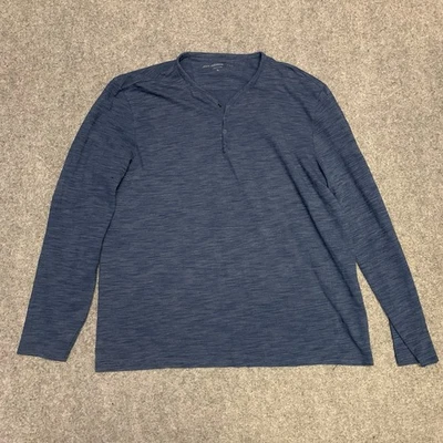John Varvatos Henley Shirt Men Size XL Cotton GUC - Image 1 of 4