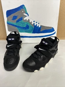 Herren Größe 13 Nike Air CB 34 Godzilla Charles Barkley schwarz lila Turnschuhe 2016 - Bild 1 von 10