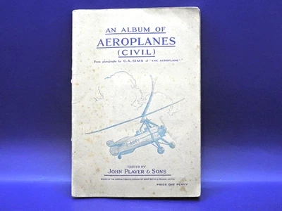 John Player & Sons Aeroplanes (Civil) Original Album Full Set of 50 cards - Image 1 of 3