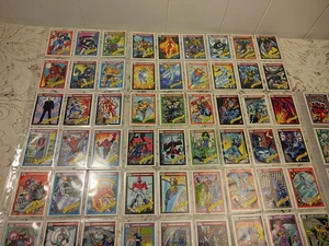 1990 Marvel Universe Series 1 Complete 162 Base Trading Card Set - Picture 1 of 10