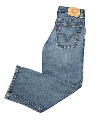 LEVIS 550 Boys Relax Fit Light Wash Blue Denim Jeans Size 12R 26x26.5 - Image 1 of 4