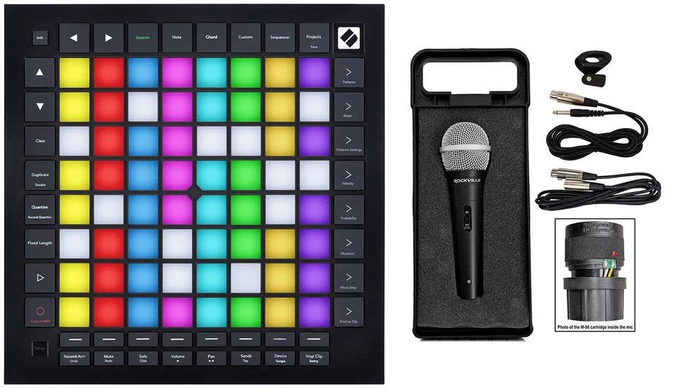 Novation Launchpad Pro MK3 Ableton Live USB MIDI RGB 64-Pad DJ Controller+Mic - Image 1 of 4