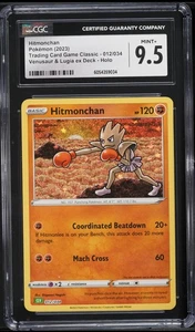 Pokémon Trading Card Game Classic Hitmonchan Holo 012/034 CGC 9.5 Mint+ - Picture 1 of 2