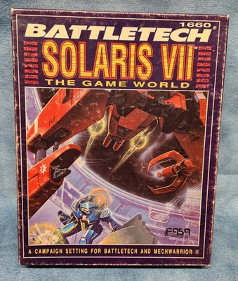 Battletech: Solaris VII: The Game World Boxed Set, FASA #1660, 1991 - Image 1 of 4