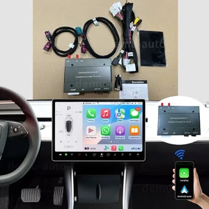 Suitable for Tesla Model 3 Y Wireless Carplay Decoder Module Android Auto - Picture 1 of 6