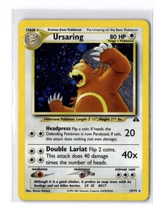 Ursaring - 15/75 Neo Discovery Holo - LP - VINTAGE - POKEMON TCG - Picture 1 of 2