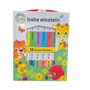 Neu versiegelt Baby Einstein Meine erste Bibliothek 12 Brett Buch Set Erste Worte Posten - Bild 1 von 2