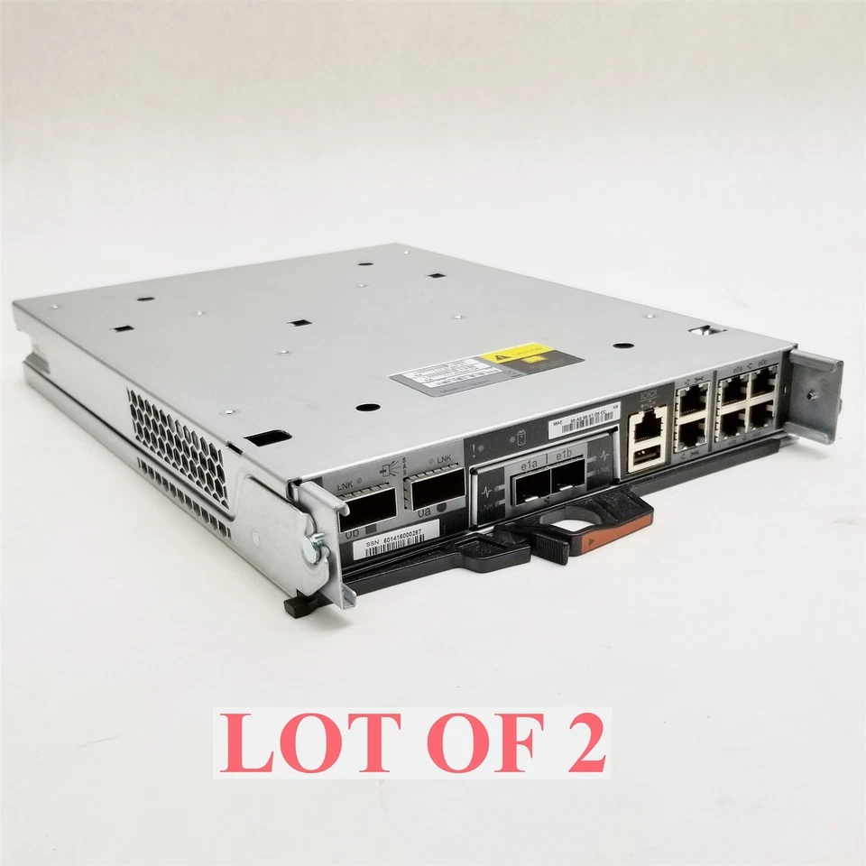 NetApp 111-01287+C1 Disk Array Controller Module (FAS22X0) 111-00846+D6 Lote de 2 Foto 1 de 4