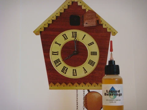 Liquid Bearings, SUPERIOR 100%-synthetic oil for all clocks, PLEASE READ! Cover