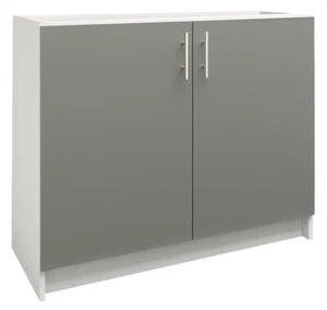 JD Greta NOT Adjustable Kitchen Base Unit 1000mm - Grey Matt - Picture 1 of 8