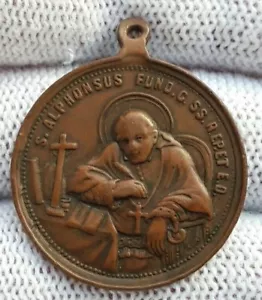 MEDAGLIE SACRE, S. Alfonso e S. Maria del Perpetuo Soccorso, fine XIX° Secolo - Bild 1 von 2