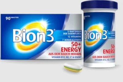 Bion 3 50+ Energy 90 Tabletten PZN 18010795 Multivitamin