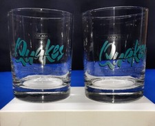 RARE Vintage 1993 Rancho Cucamonga QUAKES Pro Baseball Club Whiskey Glasses