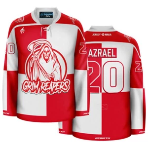Grim Reapers Colorblock Mythical Hockey Jersey - Picture 1 of 16