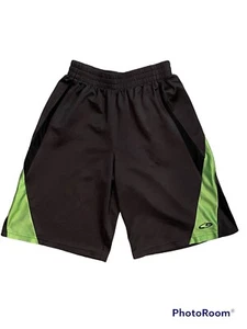 Champion Boys Black Neón Green Athletic Shorts 8-10 - Picture 1 of 5
