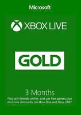 3 MONTHS - XBOX LIVE GOLD MEMBERSHIP  -  - INSTANT DELIVERY