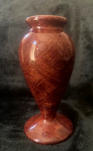 Vintage California Redwood Burl Wood Bud Vase 6" Tall...Eureka, CA - Picture 1 of 4