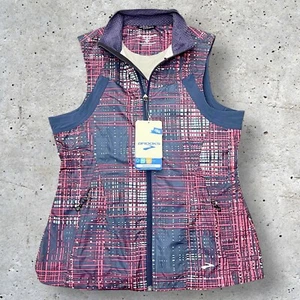 Chaleco para correr Brooks para mujer S Shelter Technology cremallera completa escotilla medianoche medianoche - Imagen 1 de 8