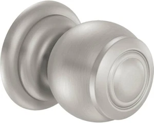 7 Moen Kingsley Brushed Nickel 1.10" Diameter Brass Cabinet Drawer Knob YB5405BN - Picture 1 of 1
