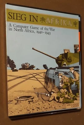Sieg In Afrika War in North Africa WWII by Simulations Canada Apple II &C64 1984 - Image 1 of 2