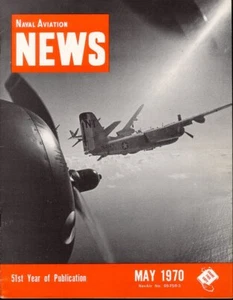 NAVAL AVIATION NEWS MAY 1970 APOLLO 13 RECOVERY VF-11 F-4 PHANTOM FORRESTAL S-2E - Picture 1 of 3