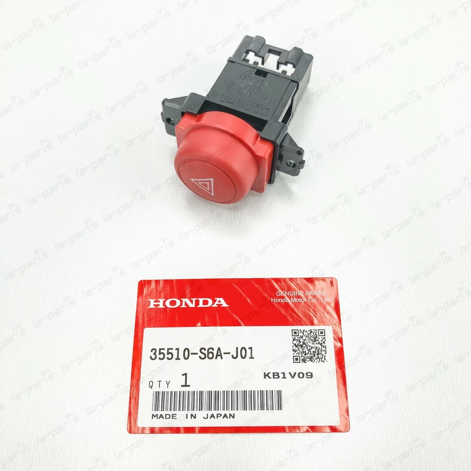 Interruptor de peligro rojo genuino OEM Acura 02-06 RSX Type-S Edm CTR EP3 35510-S6A-J01 Foto 1 de 4