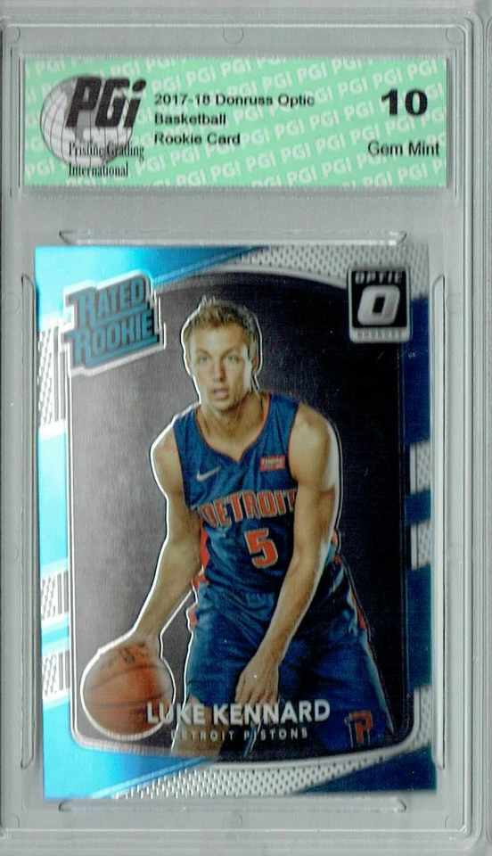 Luke Kennard 2017 Donruss Optic #189 Rookie Card PGI 10 - Image 1 of 1