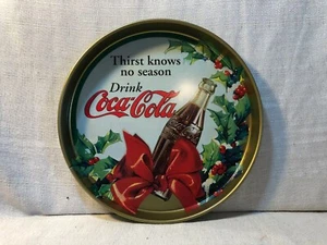 1998 Coca Cola Coke Brand Tray Limited Edition 10,000 Thirst Knows No Season - Picture 1 of 4