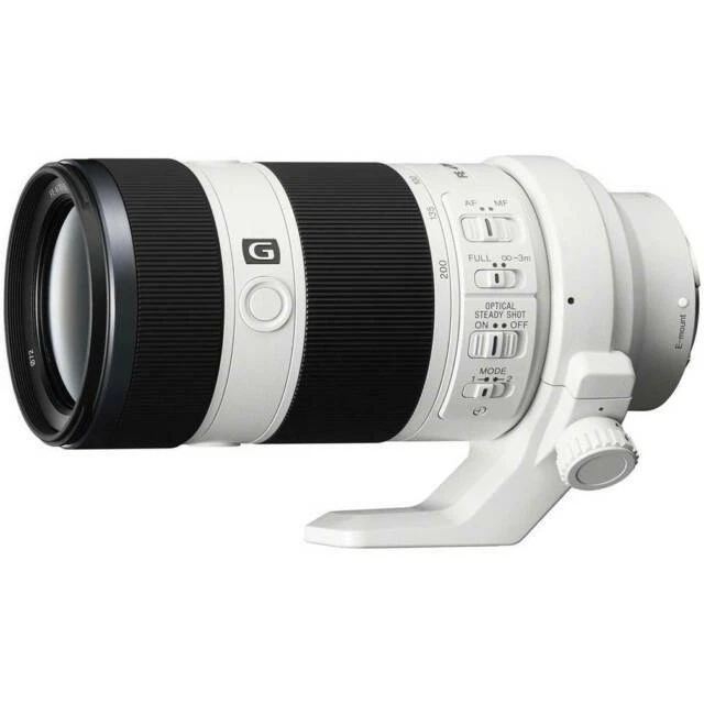 Sony AF 70-200mm f/4,0 OSS Teleobbietivo Zoom - Bianco (SEL70200G.AE)