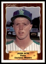 1990 PROCARDS CHARLESTON WHEELERS JASON SATRE #2241