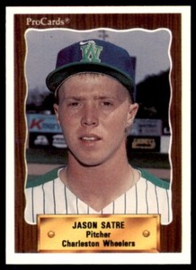 1990 PROCARDS CHARLESTON WHEELERS JASON SATRE #2241