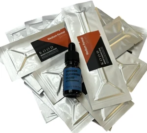 KOOD Medium Format Camera PRO Sensor Cleaning Kit 12x Swabs 34mm & 1x 10ml Fluid - Picture 1 of 9