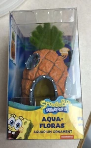 Penn-Plax Spongebob Squarepants Aqua-Flora Living Aquarium Decoration New - Picture 1 of 6