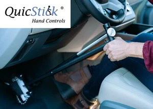 QuicStick Portable Hand Controls Disabled Handicap Driving Aid Car Equipment - Picture 1 of 10