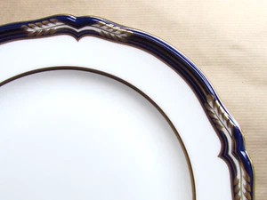SPODE CHINA CHANCELLOR COBALT Y8439 9¼" LUNCHEON PLATE (10850) - Picture 1 of 3
