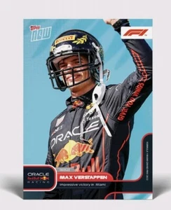 2022 Topps Now Formula 1 F1 Max Verstappen Wins In Miami #17 Redbull 017 In Hand - Picture 1 of 2