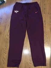 Nike Therma Fit Virginia Tech Hokies Mens Sweatpants Size XL