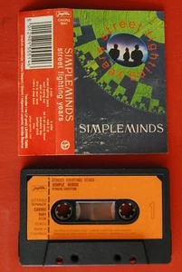 SIMPLE MINDS STREET FIGHTING YEARS RARE EXYU CASSETTE TAPE - Picture 1 of 3