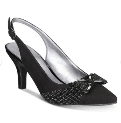 Zapatos de salón para mujer Karen Scott Gladiss negros 7,5 m Foto 1 de 4