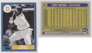 2022 Series 1 1987 Topps Baseball 35th Anniversary Blue Tony Gwynn #T87-57 HOF