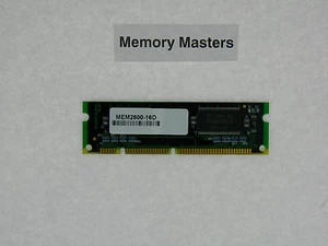 MEM2600-16D 16MB Approved DRAM Upgrade for Cisco 2600 Series Routers - Afbeelding 1 van 1