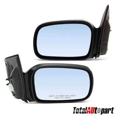 2x Espejo retrovisor manual texturizado negro para Honda Civic 2006-2011 DX-G DX L4 1,8 L cupé Foto 1 de 4