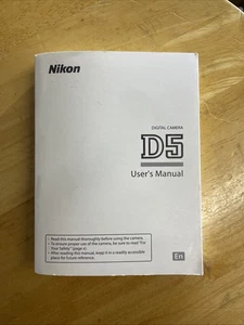 Nikon D5 Bedienungsanleitung Owners Manual D5 Buch NEU - Bild 1 von 2