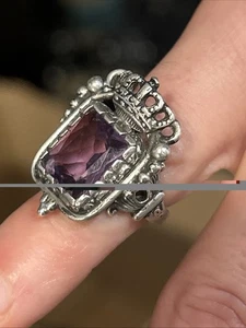 Guglielmo Cini Ring Sterlingsilber 925 mit Kronenmotiv. Gr. 5,5 - Bild 1 von 8